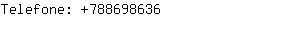 Telefone: 78869....