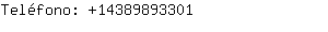 Teléfono: 1438989....