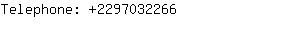 Telephone: 229703....