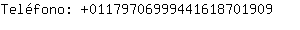 Telfono: 0117970699944161870....