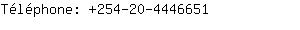 Tlphone: 254-20-444....