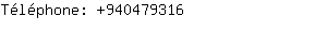 Téléphone: 94047....