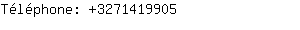 Téléphone: 327141....