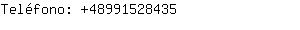 Teléfono: 4899152....