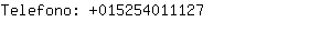Telefono: 01525401....