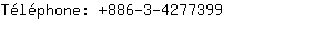 Tlphone: 886-3-427....