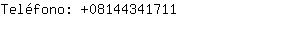 Telfono: 0814434....