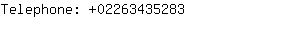 Telephone: 0226343....