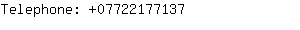 Telephone: 0772217....