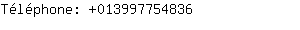 Tlphone: 01399775....