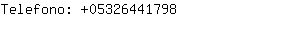 Telefono: 0532644....
