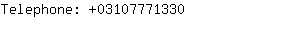 Telephone: 0310777....