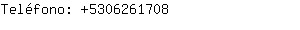 Teléfono: 530626....