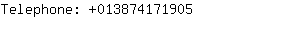 Telephone: 01387417....