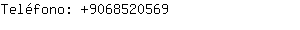 Teléfono: 906852....