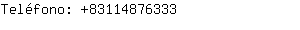 Teléfono: 8311487....
