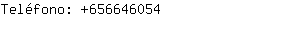Teléfono: 65664....