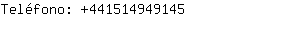 Teléfono: 44151494....