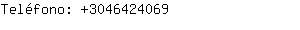 Teléfono: 304642....