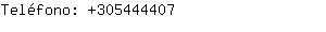 Teléfono: 30544....