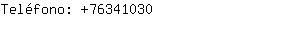 Teléfono: 7634....