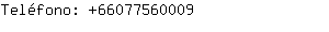 Teléfono: 6607756....