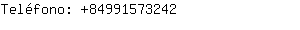Teléfono: 8499157....