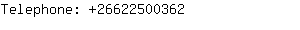 Telephone: 2662250....
