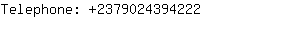 Telephone: 237902439....