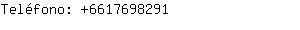 Teléfono: 661769....
