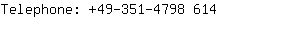 Telephone: 49-351-4798....
