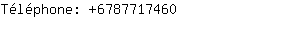 Téléphone: 678771....