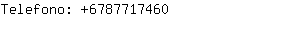 Telefono: 678771....