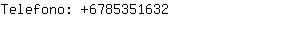 Telefono: 678535....