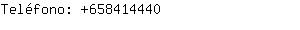 Teléfono: 65841....