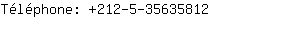 Tlphone: 212-5-3563....