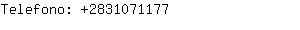 Telefono: 283107....