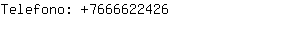 Telefono: 766662....