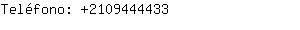 Teléfono: 210944....