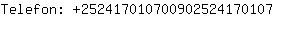 Telefon: 25241701070090252417....