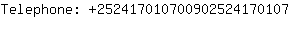Telephone: 25241701070090252417....