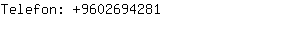 Telefon: 960269....