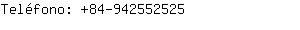 Teléfono: 84-94255....