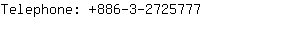 Telephone: 886-3-272....