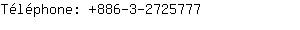 Tlphone: 886-3-272....