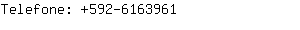 Telefone: 592-616....