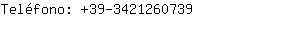 Teléfono: 39-342126....