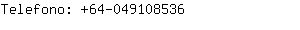 Telefono: 64-04910....