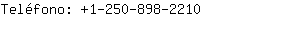 Teléfono: 1-250-898-....