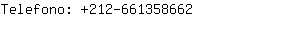 Telefono: 212-66135....